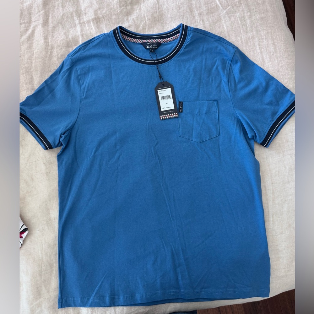 Ben Sherman Blue Short Sleeve Tee